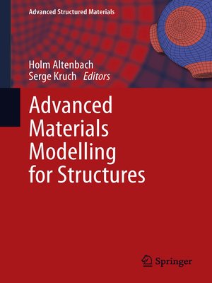cover image of Advanced Materials Modelling for Structures